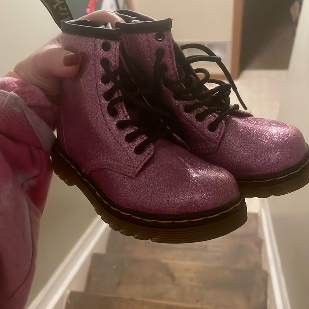 Kids Dr. Martens, glitter, like new